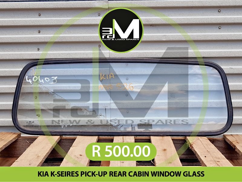 KIA K-SEIRES PICK-UP REAR CABIN WINDOW GLASS