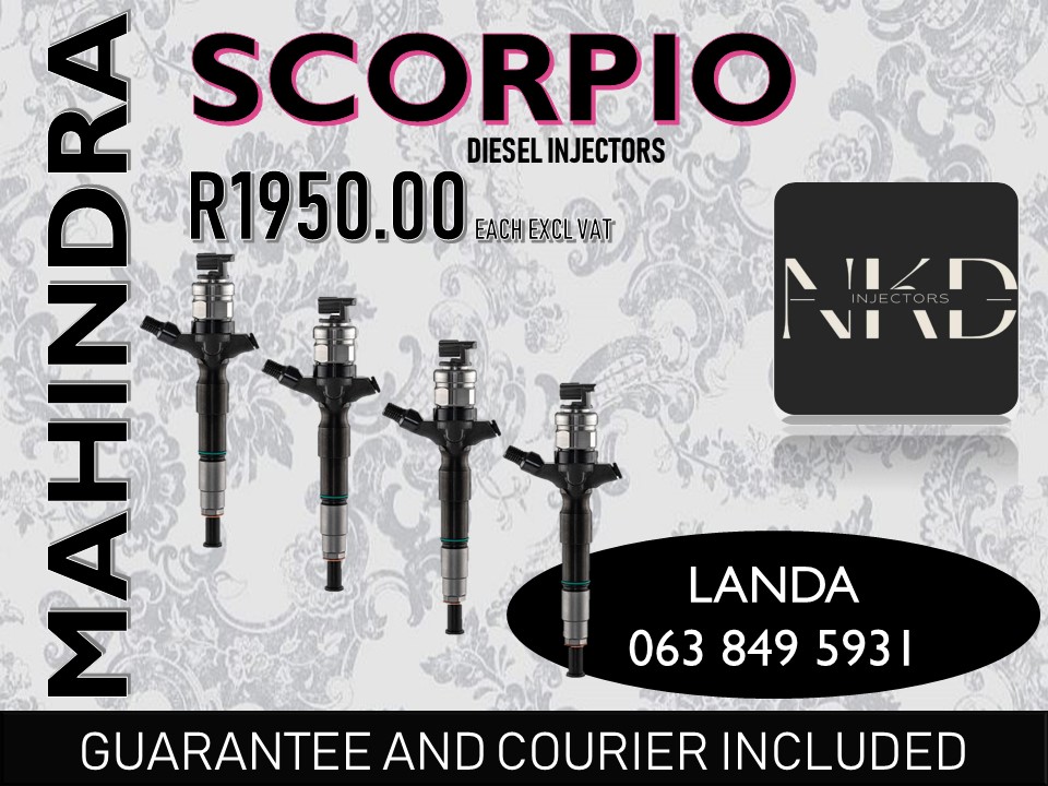 MAHINDRA SCORPIO DIESEL INJECTORS BETHLEHEM VRYSTAAT - Private Seller MAHINDRA SCORPIO DIESEL INJECTORS BETHLEHEM VRYSTAAT - Private Seller