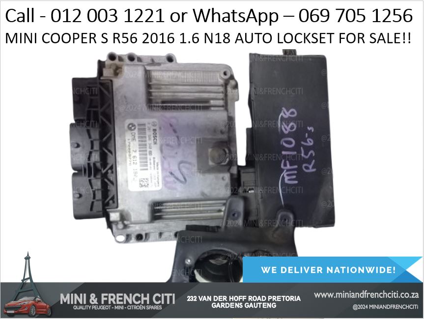 Mini Cooper R56 2013 1.6 N18 Automatic Lockset For Sale - OEM Security Parts!! - Private Seller Mini Cooper R56 2013 1.6 N18 Automatic Lockset For Sale - OEM Security Parts!! - Private Seller