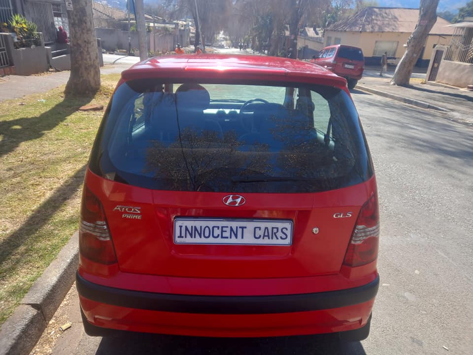 2007 HYUNDAI ATOS PRIME 1.1 GLS PETROL, MANUAL, RED IN COLOR, MILEAGE