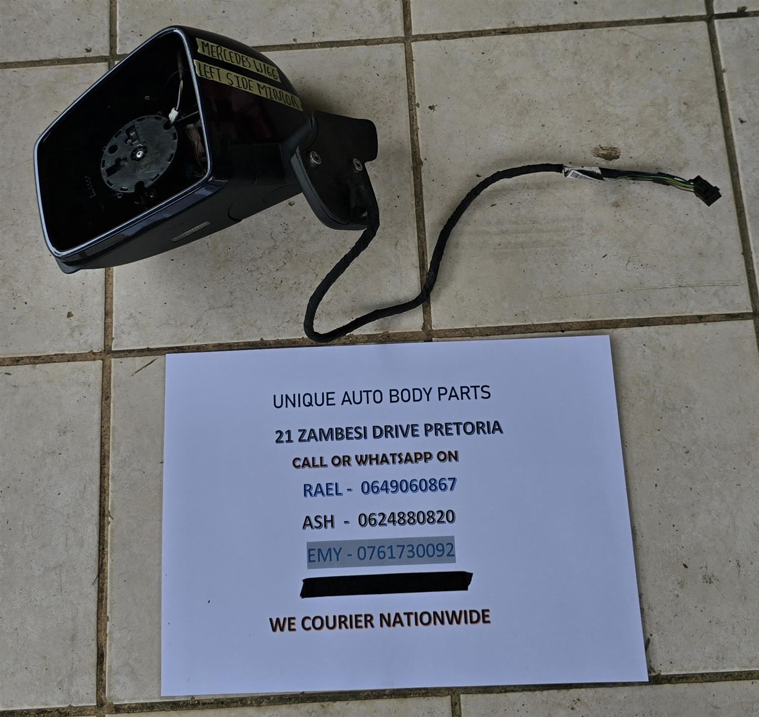 Mercedes Benz W166 Leftside Mirror Mercedes Benz W166 Leftside Mirror