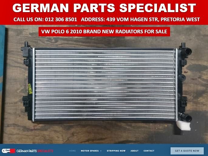 BRAND NEW VW POLO 6 2010 RADIATORS FOR SALE - Private Seller BRAND NEW VW POLO 6 2010 RADIATORS FOR SALE - Private Seller