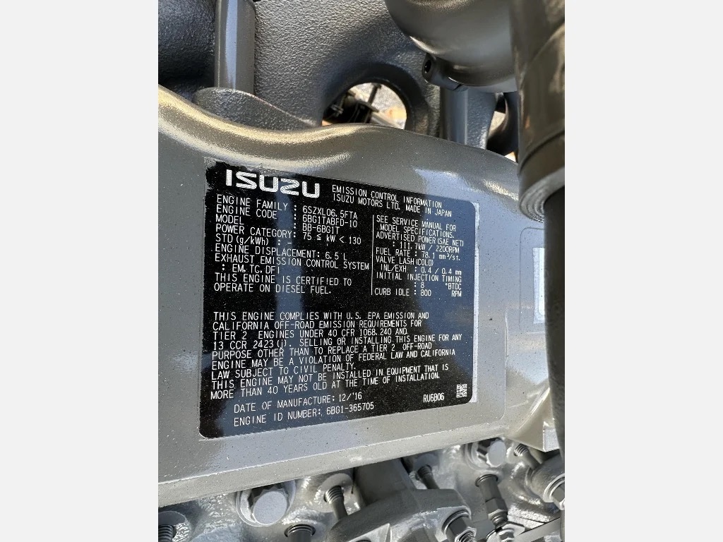 Isuzu 6BG1 6.5L Diesel Engine For Sale. - Private Seller Isuzu 6BG1 6.5L Diesel Engine For Sale. - Private Seller