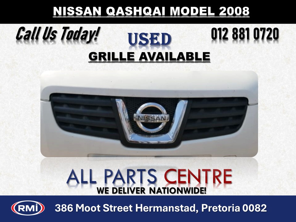 Nissan Qashqai Model 2008 Grille for Sale Nissan Qashqai Model 2008 Grille for Sale