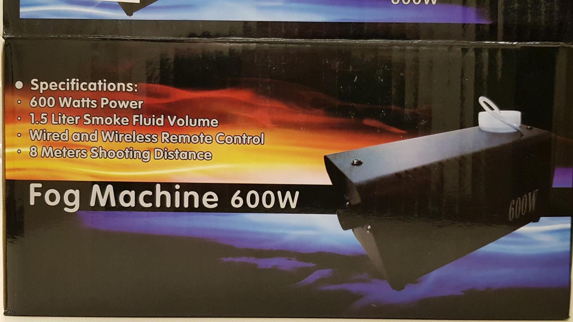 Smoke, Fog Machine 600W Heavy Duty, Compact & High Capacity. Brand New Products