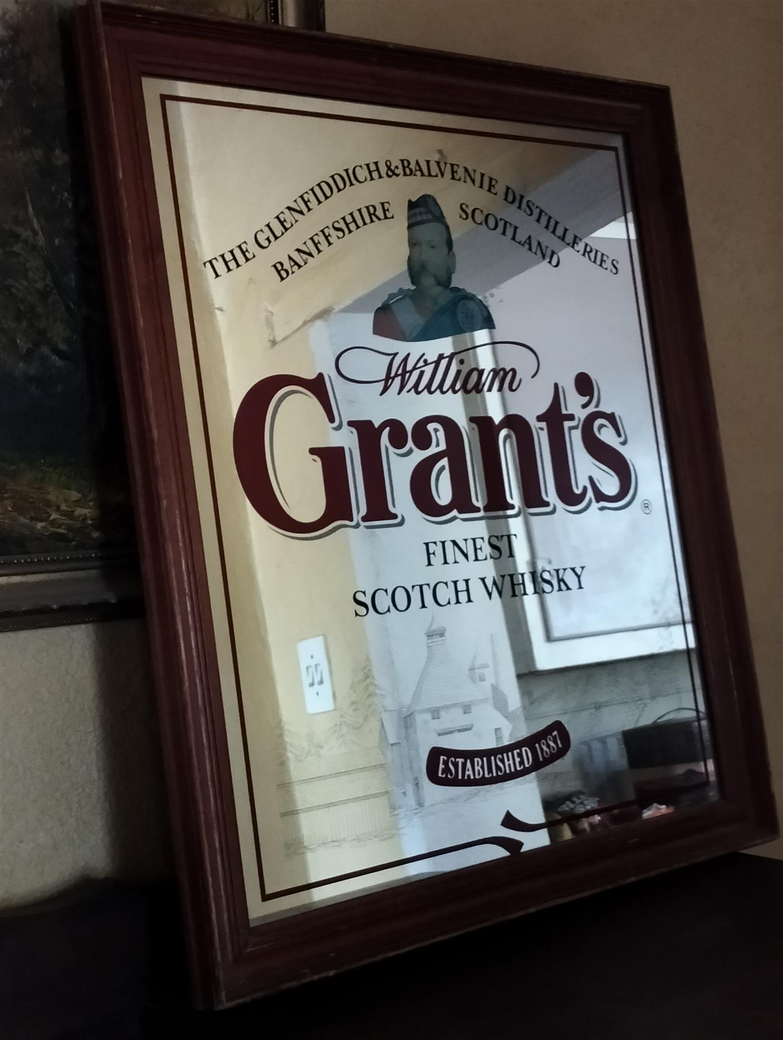 Antique bar mirror. Grants. Unique no longer made Antique bar mirror. Grants. Unique no longer made