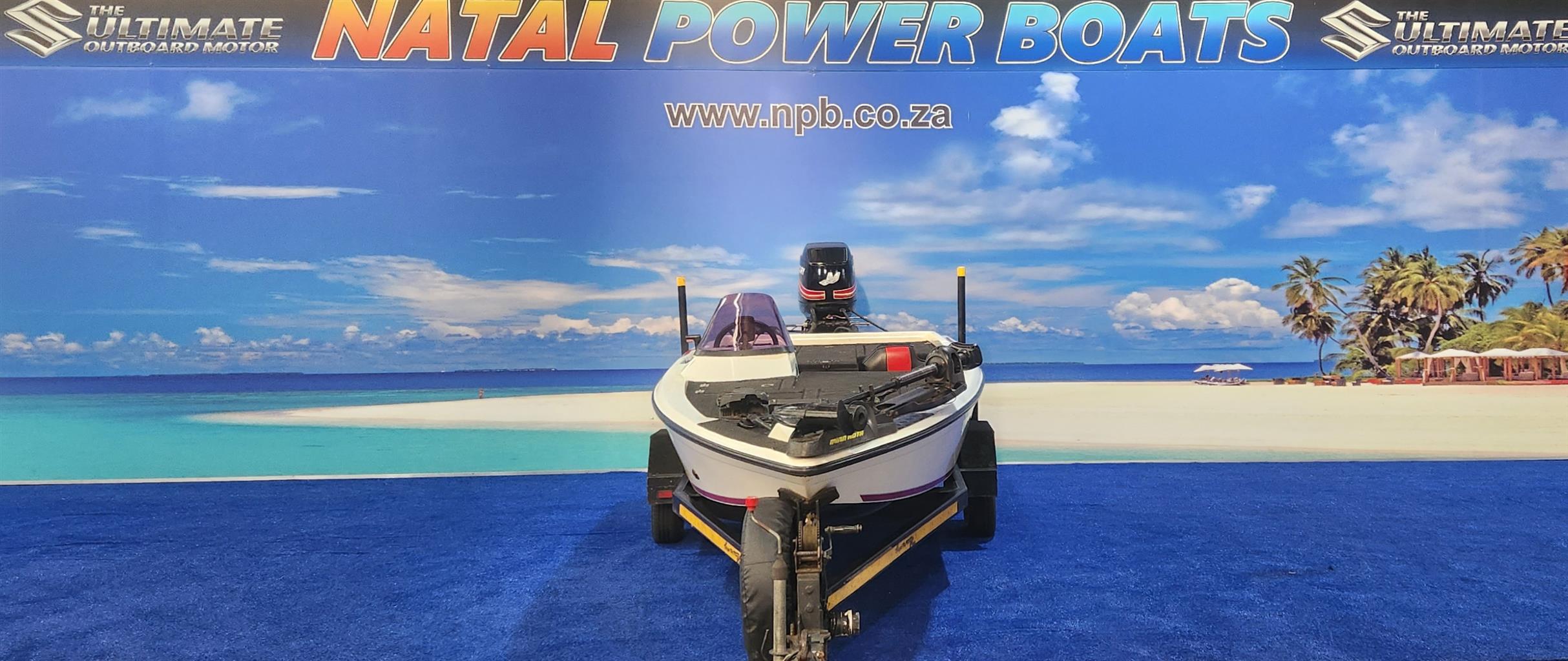 DRAGON FLY 15 FT ON TRAILER 90 HP MERCURY 2 STROKE