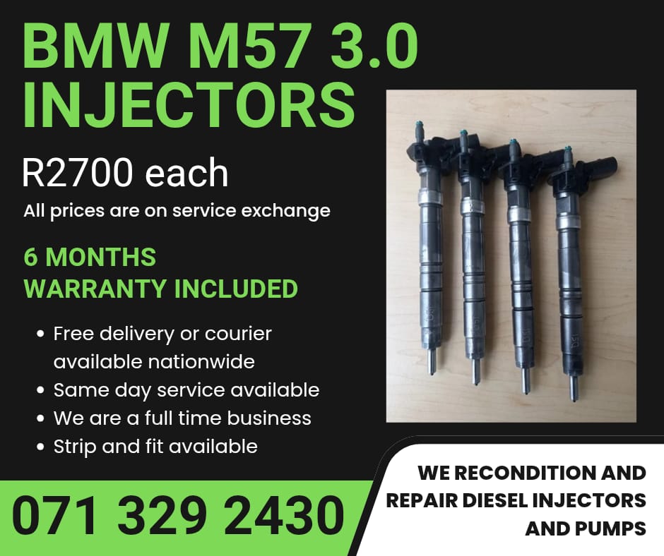 BMW M57 INJECTORS FOR SALE WITH WARRANTY INCLUDED - Private Seller BMW M57 INJECTORS FOR SALE WITH WARRANTY INCLUDED - Private Seller