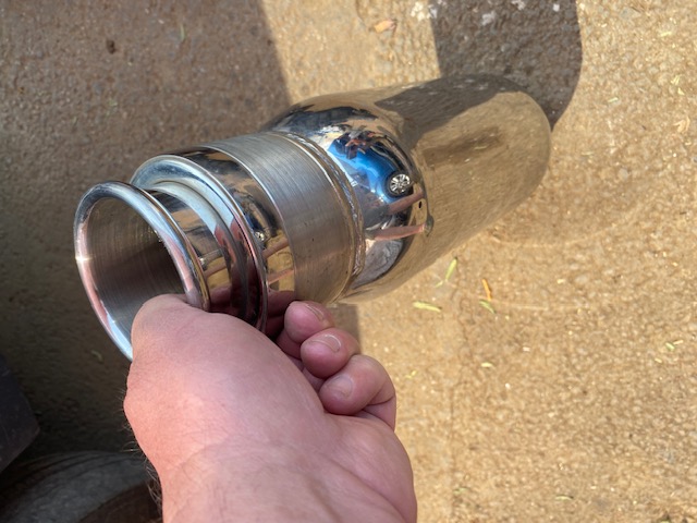Exhaust Silencer Free Flow with Tail Pipe - Private Seller Exhaust Silencer Free Flow with Tail Pipe - Private Seller