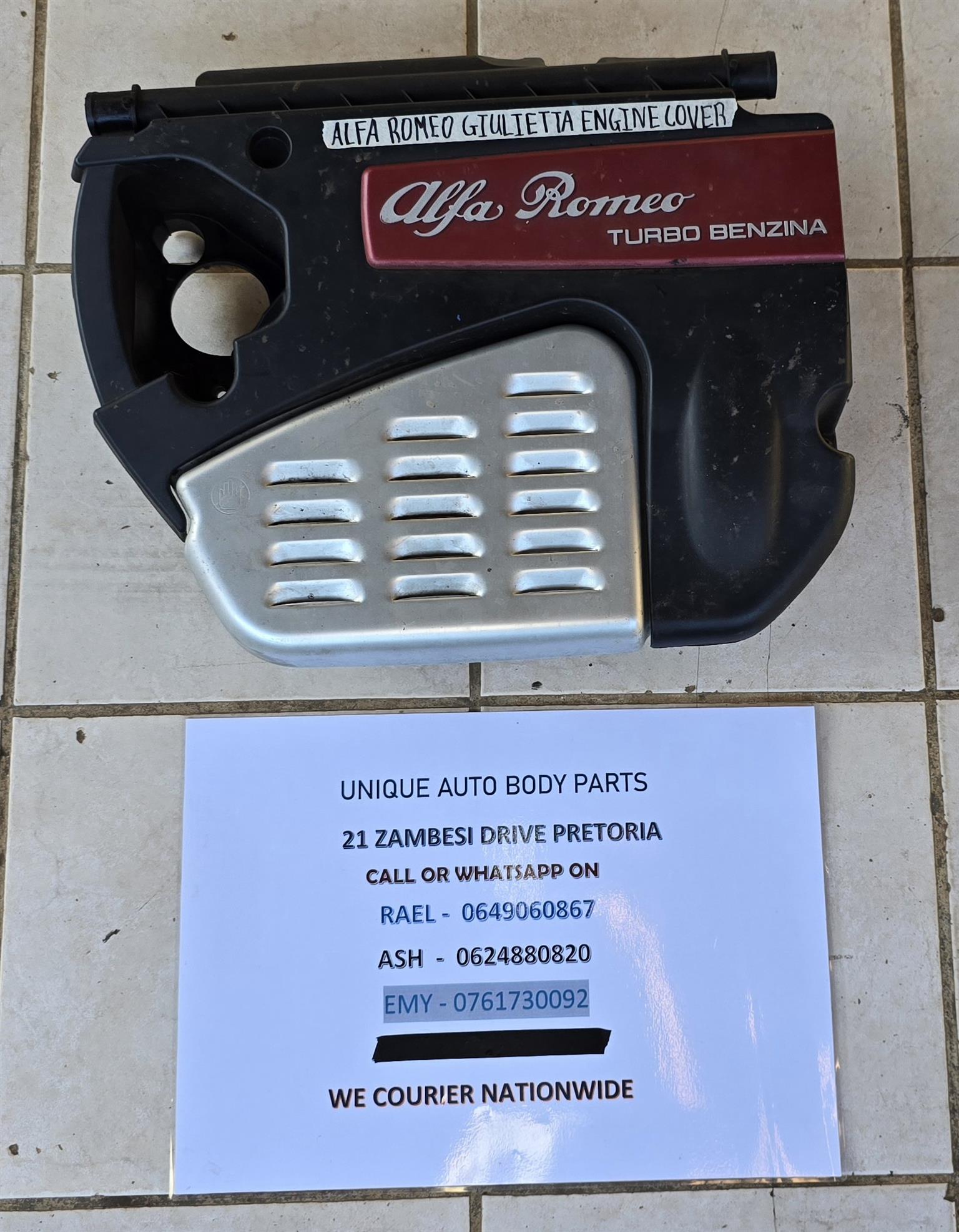 Alfa Romeo Giulietta Engine Cover Alfa Romeo Giulietta Engine Cover