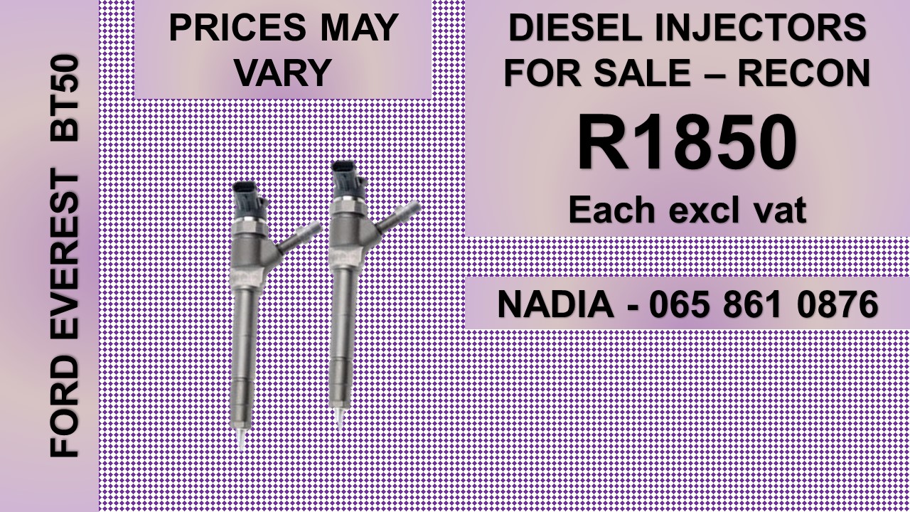FORD EVEREST BT50 DIESEL INJECTORS FOR SALE OR TO RECON NATIONWIDE - Private Seller FORD EVEREST BT50 DIESEL INJECTORS FOR SALE OR TO RECON NATIONWIDE - Private Seller