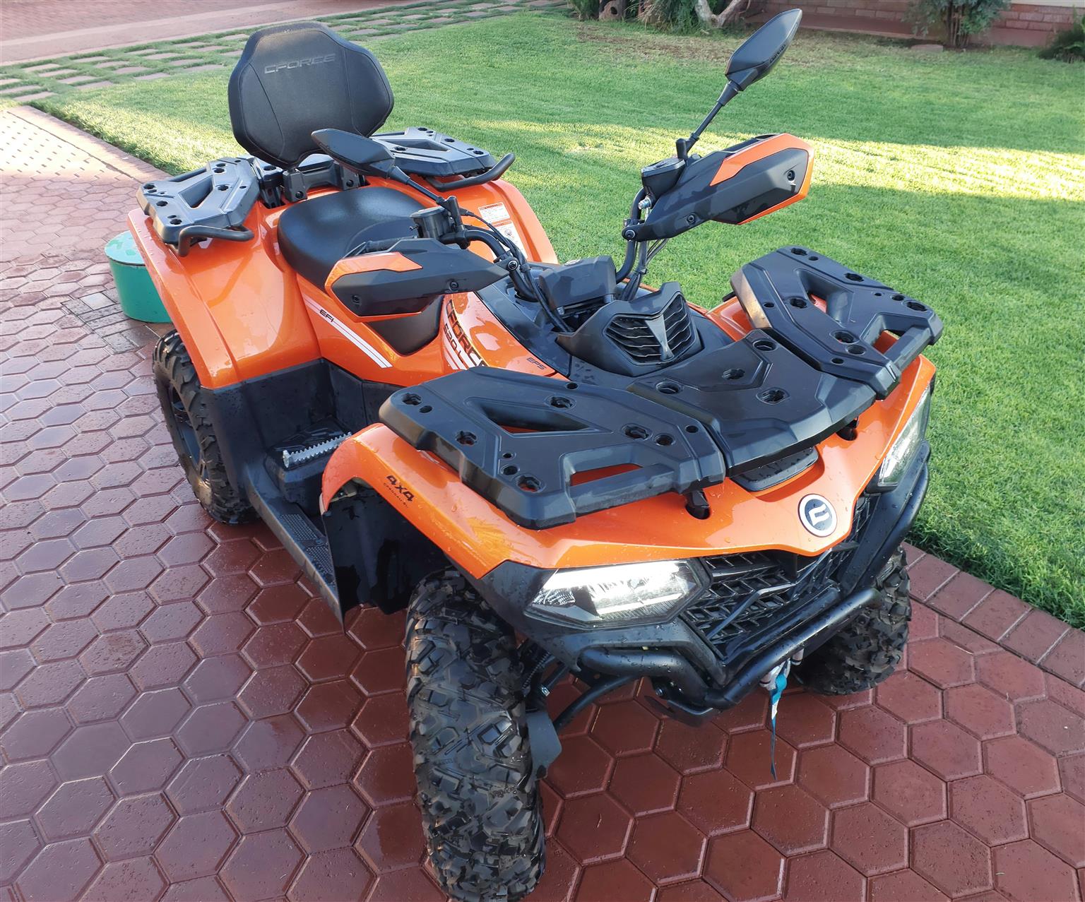 Quad including trailer