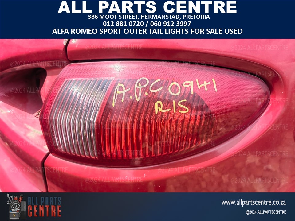 Alfa Romeo Sport outer tail lights for sale
