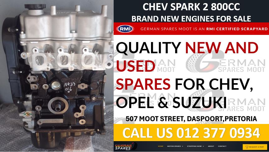 CHEV SPARK 2 800CC BRAND NEW ENGINES FOR SALE - Private Seller CHEV SPARK 2 800CC BRAND NEW ENGINES FOR SALE - Private Seller
