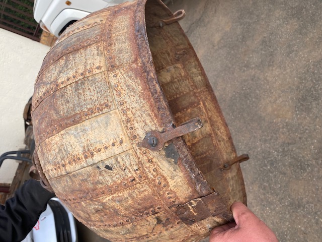 Lamp shade Industrial Antique from1800 steel