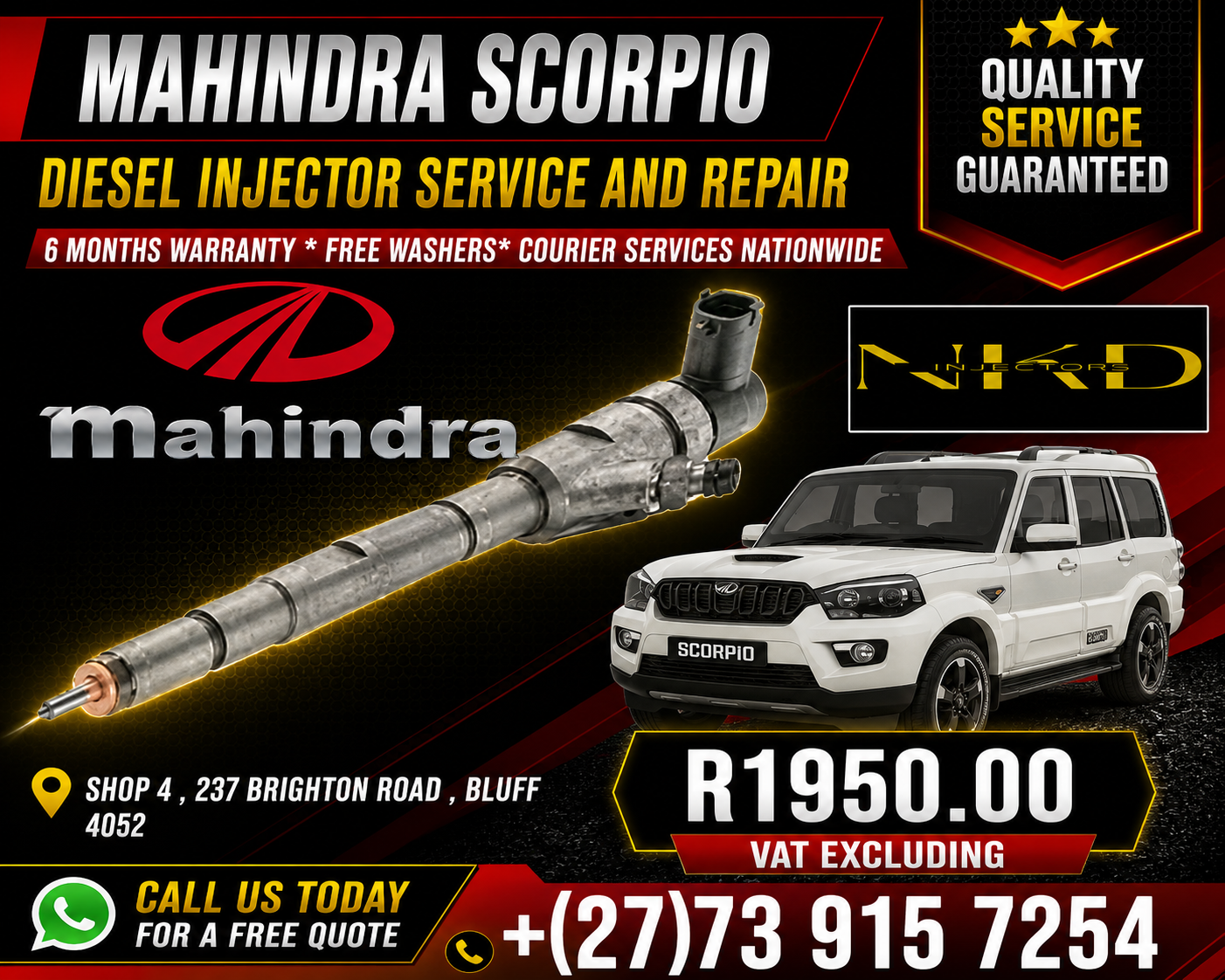 Recon_Injectors_For_Mahindra_Scorpio - Private Seller Recon_Injectors_For_Mahindra_Scorpio - Private Seller