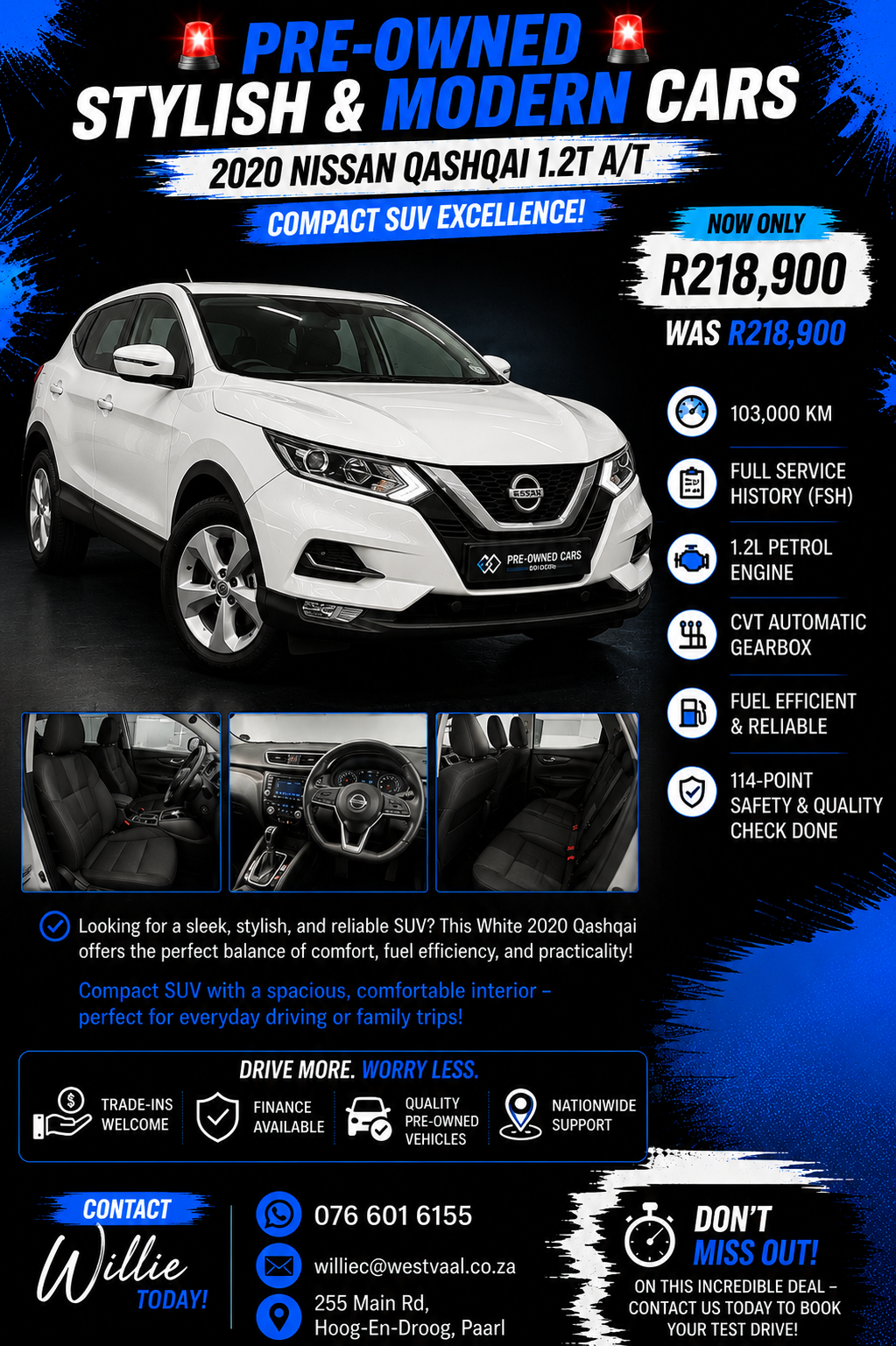 Used 2020 Nissan Qashqai 1.2T Acenta Plus auto - Private Seller Used 2020 Nissan Qashqai 1.2T Acenta Plus auto - Private Seller