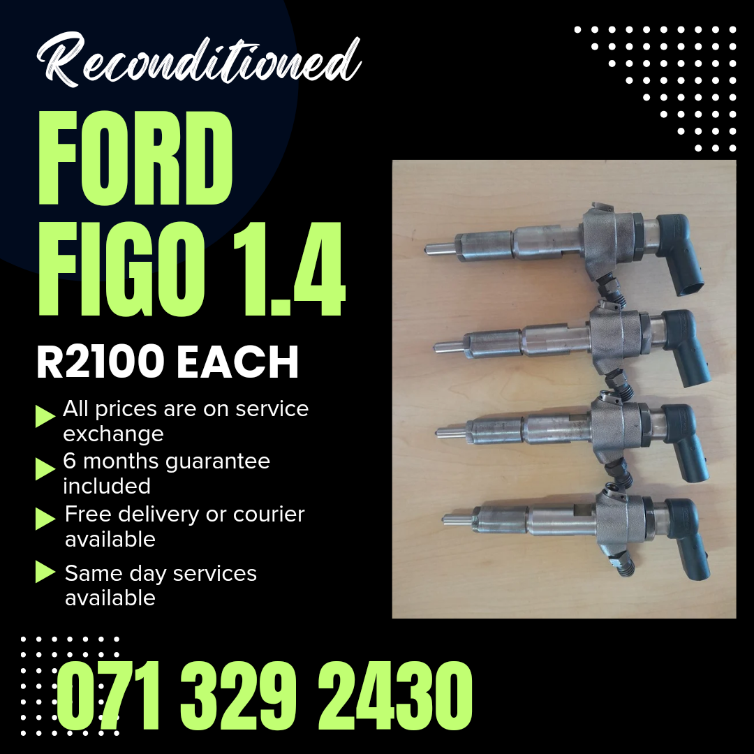 FORD FIGO 1.4 DIESEL INJECTORS FOR SALE WITH WARRANTY - Private Seller FORD FIGO 1.4 DIESEL INJECTORS FOR SALE WITH WARRANTY - Private Seller