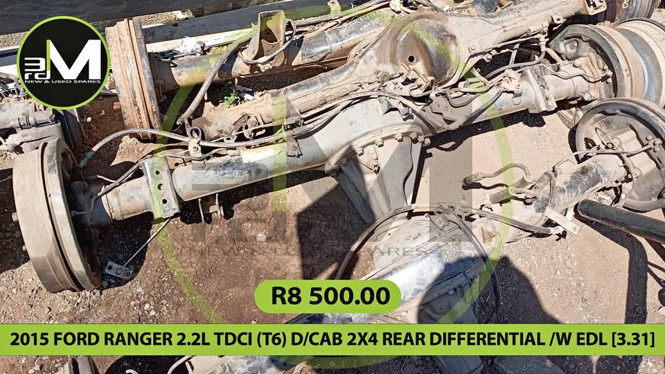 2015 FORD RANGER 2.2L TDCI (T6) 2X4 REAR DIFFERENTIAL