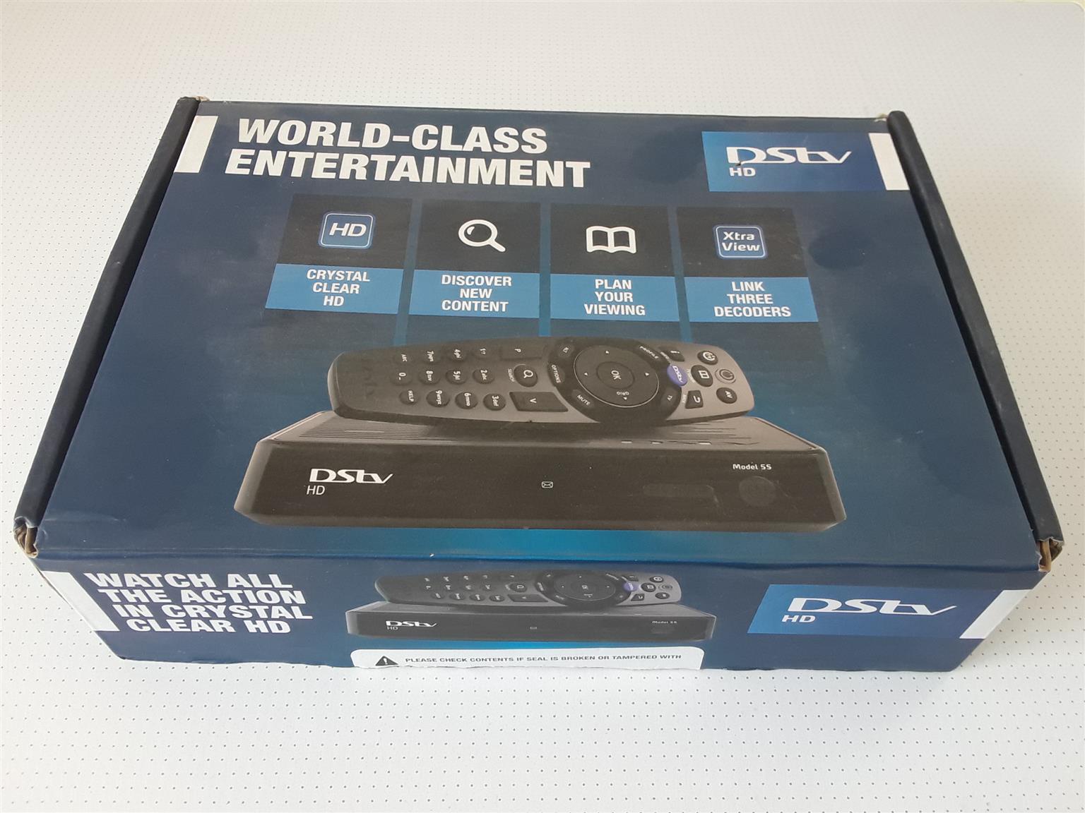 DSTV HD Decoder Model 4U. In a box. As good as new. I am in Orange Grove. DSTV HD Decoder Model 4U. In a box. As good as new. I am in Orange Grove.