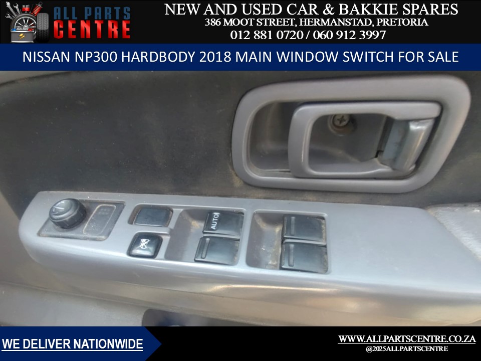 Nissan NP300 Hardbody 2018 main window switch for sale – Used