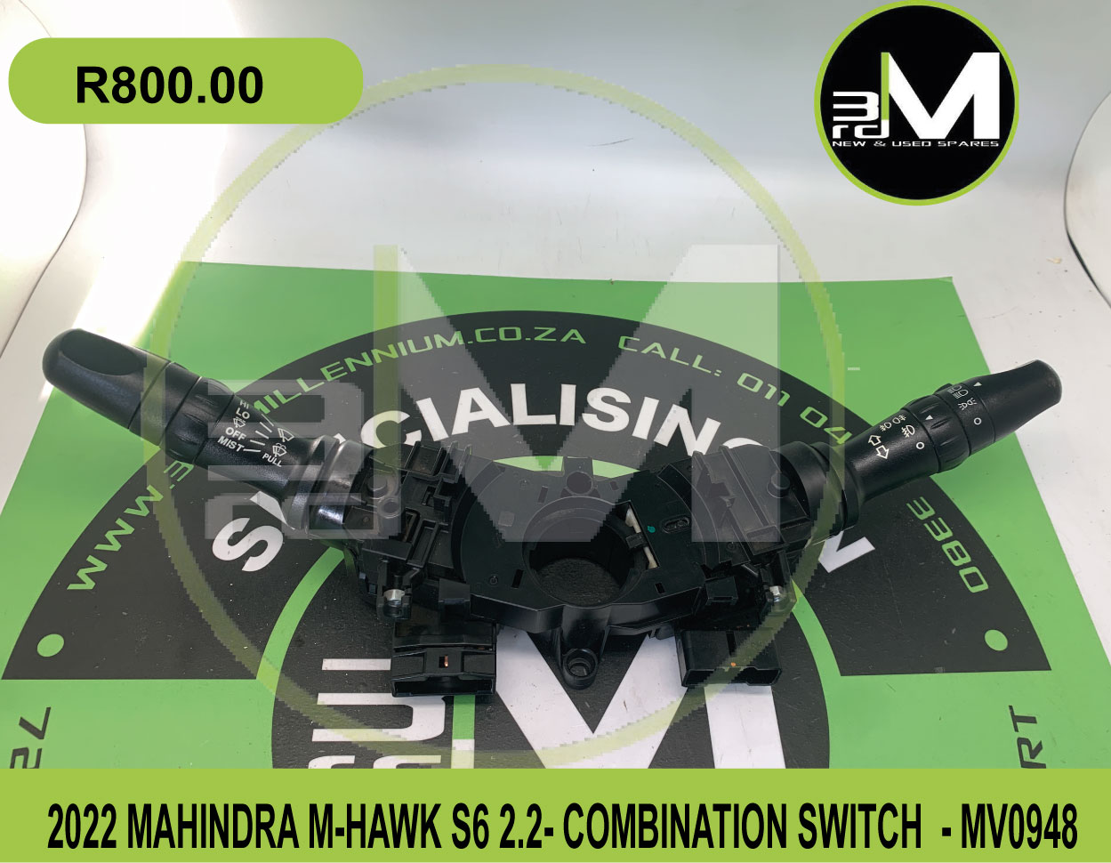 COMBINATION SWITCH - MAHINDRA M-HAWK S6 - Private Seller COMBINATION SWITCH - MAHINDRA M-HAWK S6 - Private Seller