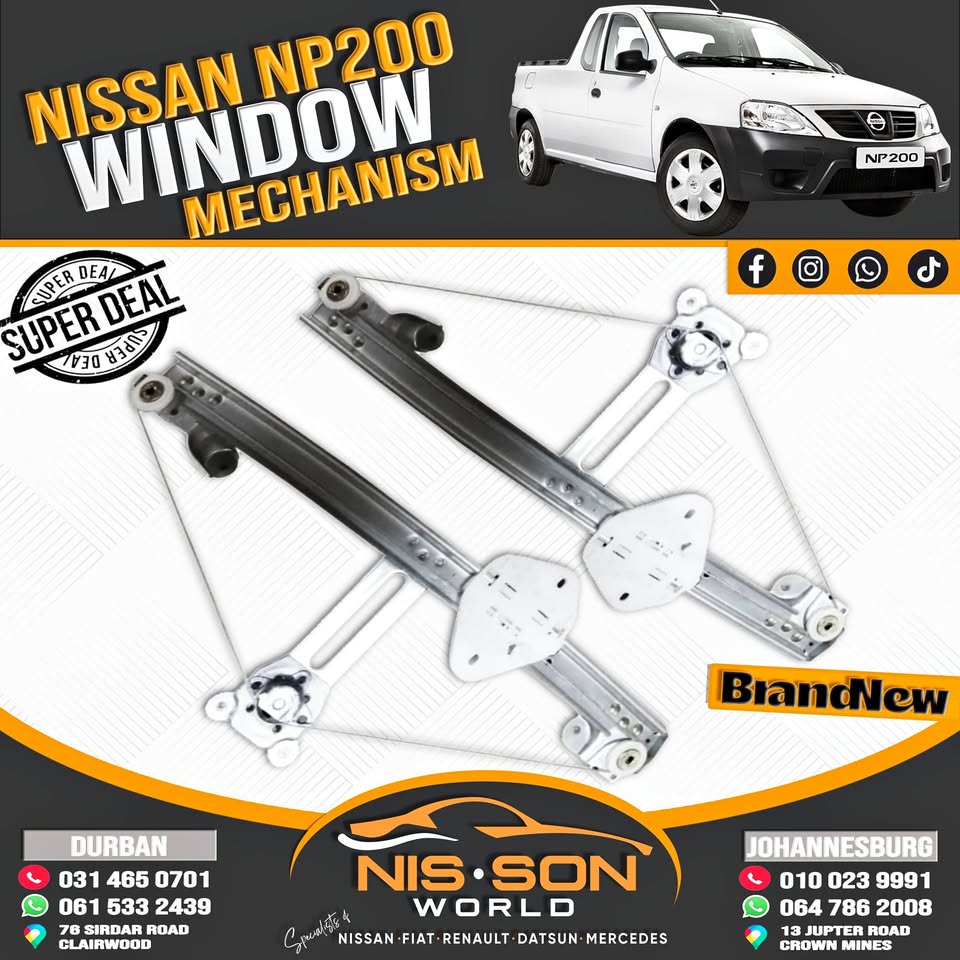 NISSAN NP200 WINDOW MECHANISM - Private Seller NISSAN NP200 WINDOW MECHANISM - Private Seller