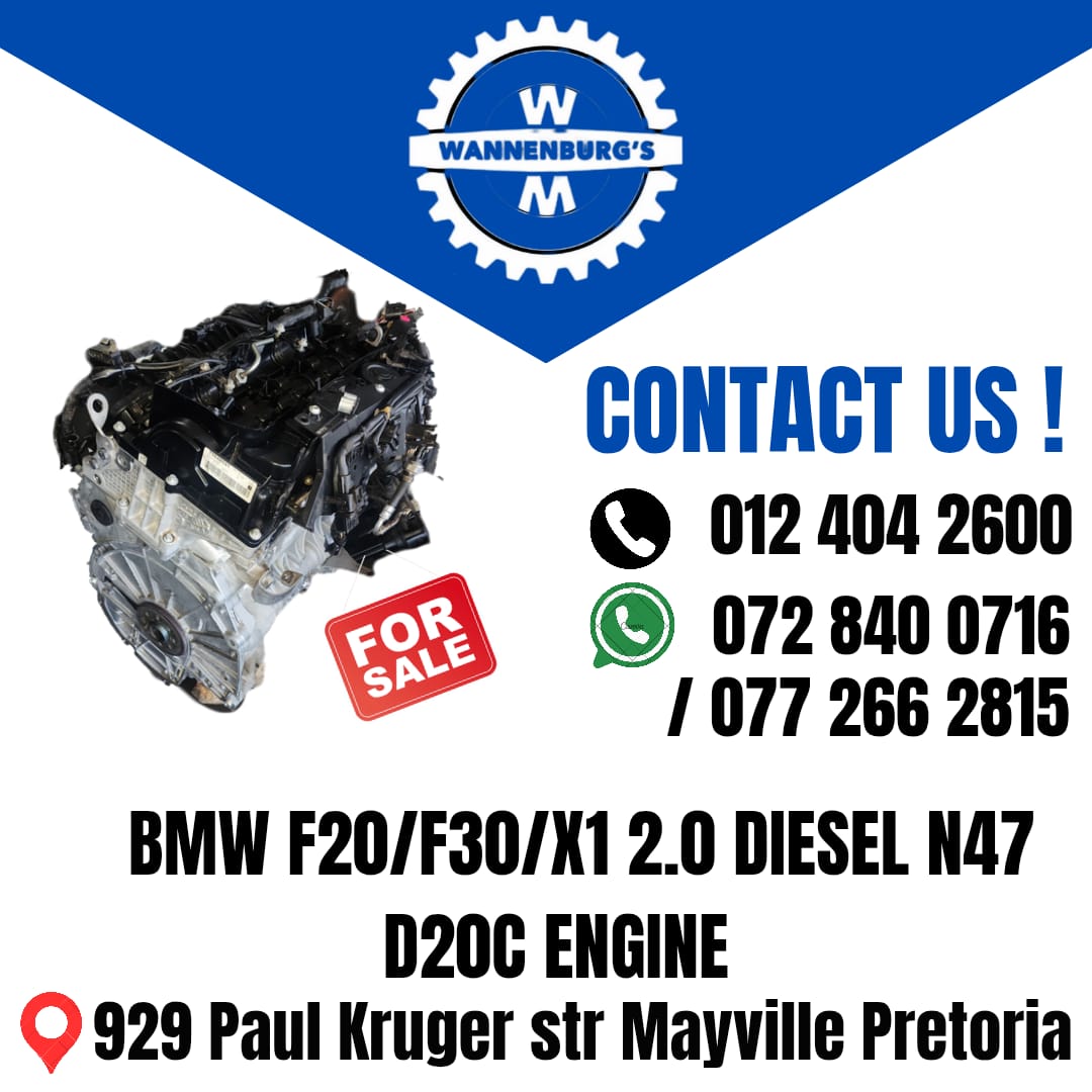 BMW F20/F30/X1 2.0 DIESEL N47 D20C ENGINE FOR SALE - Private Seller BMW F20/F30/X1 2.0 DIESEL N47 D20C ENGINE FOR SALE - Private Seller