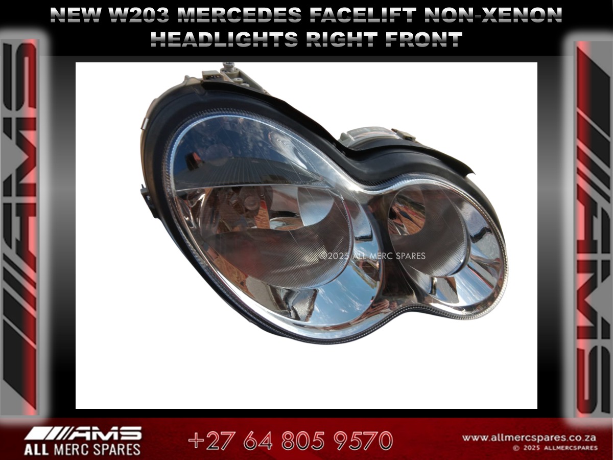 NEW W203 MERCEDES FACELIFT HEADLIGHT RIGHT FRONT - NON-XENON - Private Seller NEW W203 MERCEDES FACELIFT HEADLIGHT RIGHT FRONT - NON-XENON - Private Seller