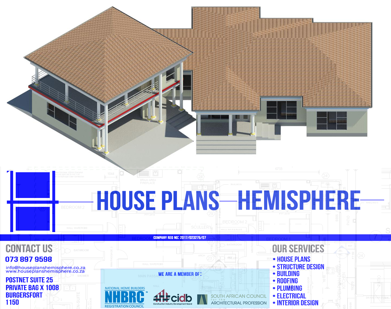 3 Bedroom House Plans With Double Garage In Limpopo