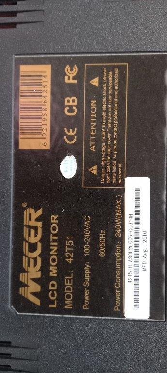 Mecer 42 inch LCD monitor | Junk Mail Marketplace
