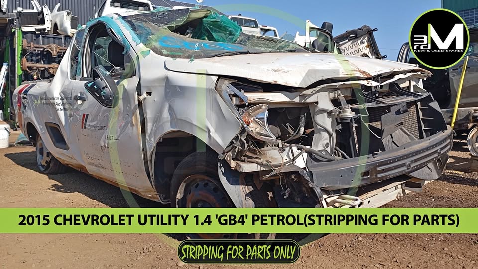 2015 Chevrolet Utility Club 1.4-Litre Petrol GB4 (STRIPPING FOR PARTS) - Private Seller 2015 Chevrolet Utility Club 1.4-Litre Petrol GB4 (STRIPPING FOR PARTS) - Private Seller