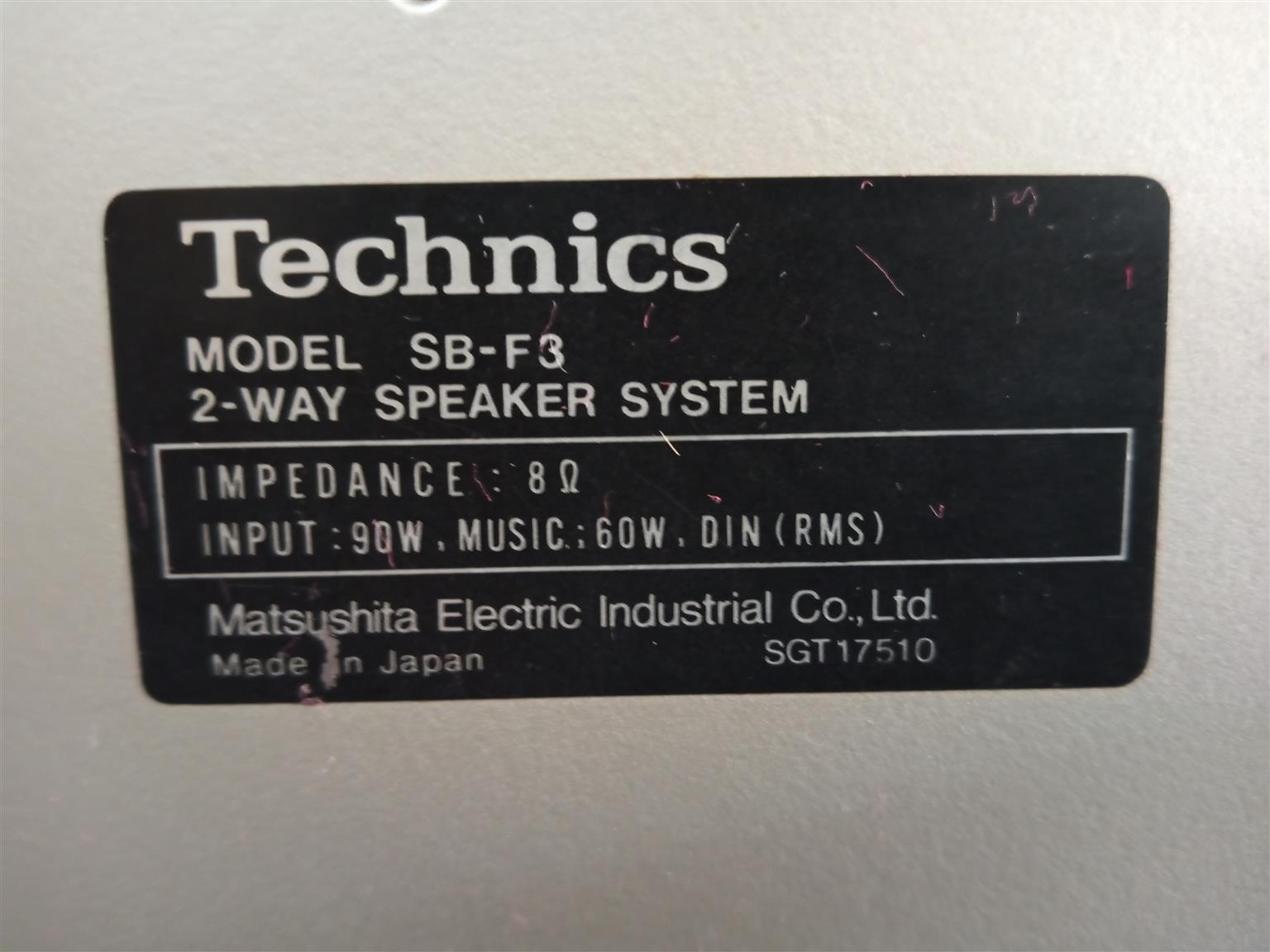 Technics Speakers
