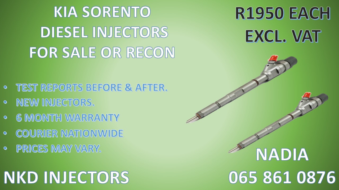 DIESEL INJECTORS FOR SALE FOR KIA SORENTO NEW - Private Seller DIESEL INJECTORS FOR SALE FOR KIA SORENTO NEW - Private Seller