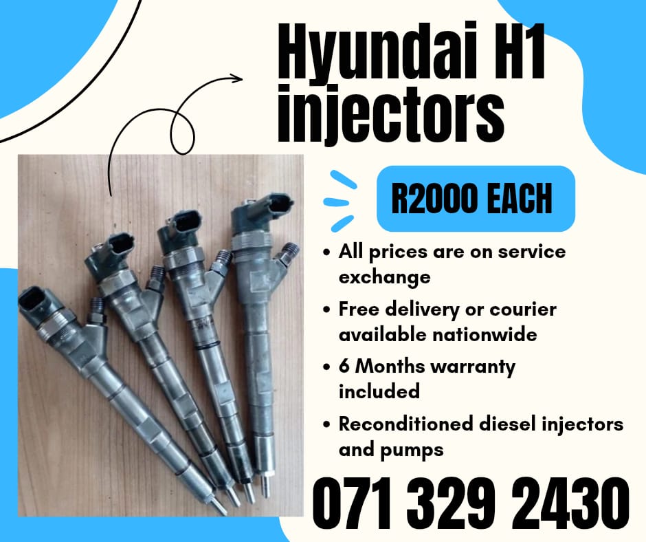 HYUNDAI H1 INJECTORS FOR SALE WITH WARRANTY - Private Seller HYUNDAI H1 INJECTORS FOR SALE WITH WARRANTY - Private Seller