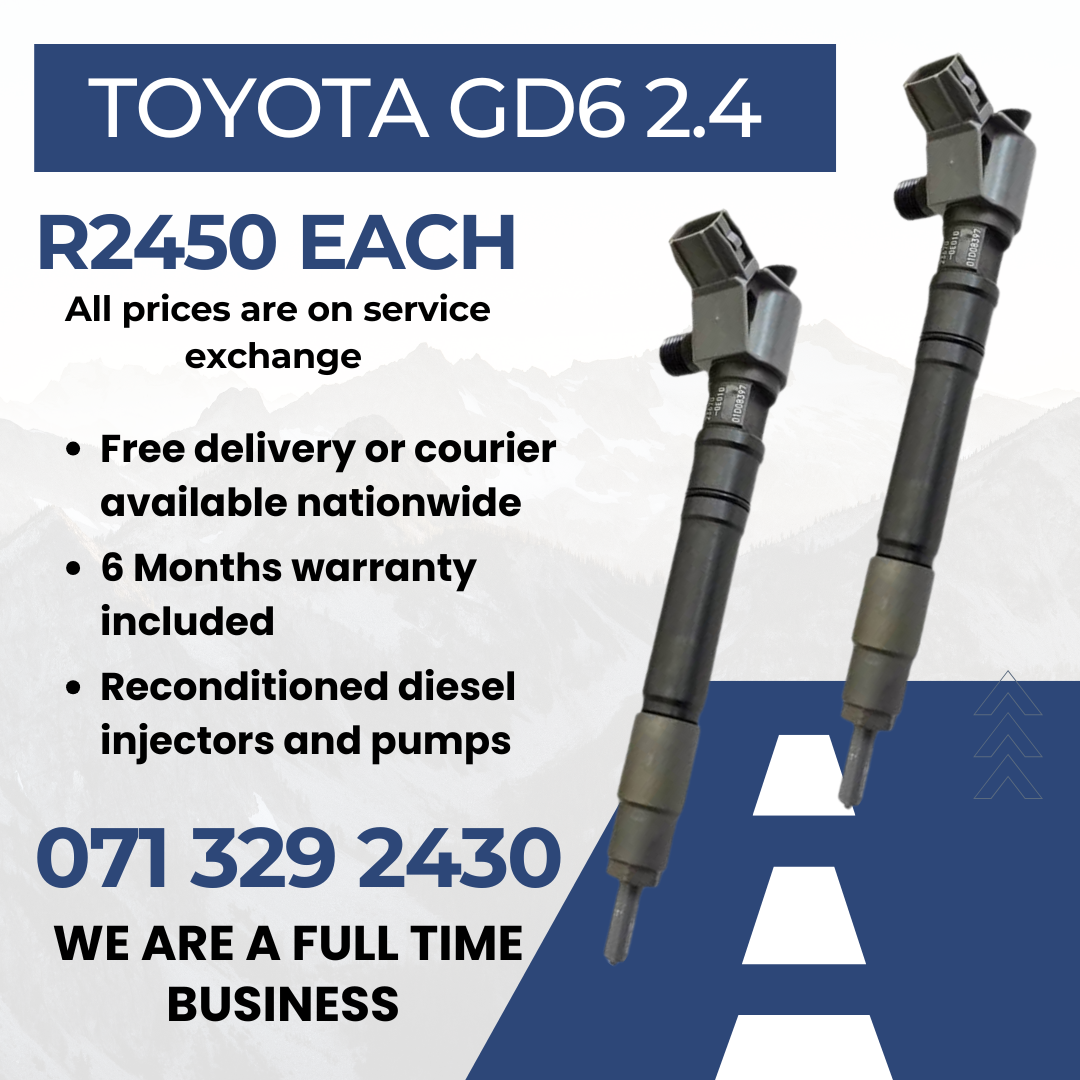 TOYOTA GD6 2.4 INJECTORS FOR SALE WITH WARRANTY - Private Seller TOYOTA GD6 2.4 INJECTORS FOR SALE WITH WARRANTY - Private Seller