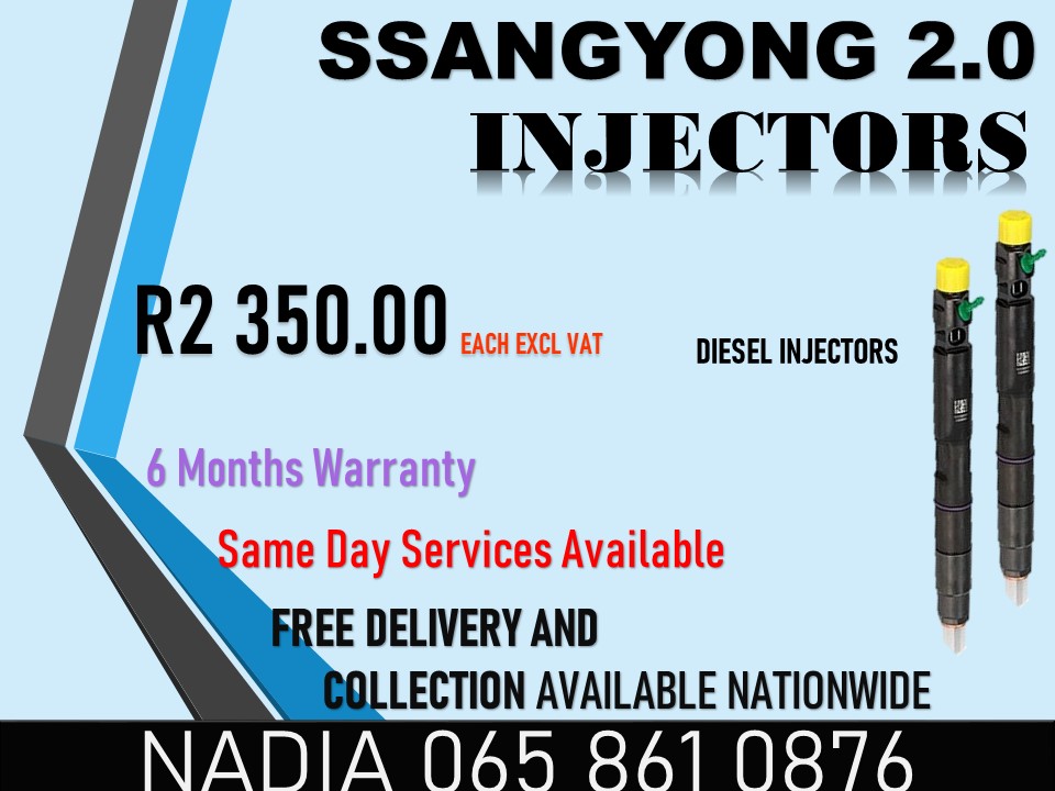 DIESEL INJECTORS FOR SALE OR TO RECON FOR SSANGYOUNG 2.0 - Private Seller DIESEL INJECTORS FOR SALE OR TO RECON FOR SSANGYOUNG 2.0 - Private Seller