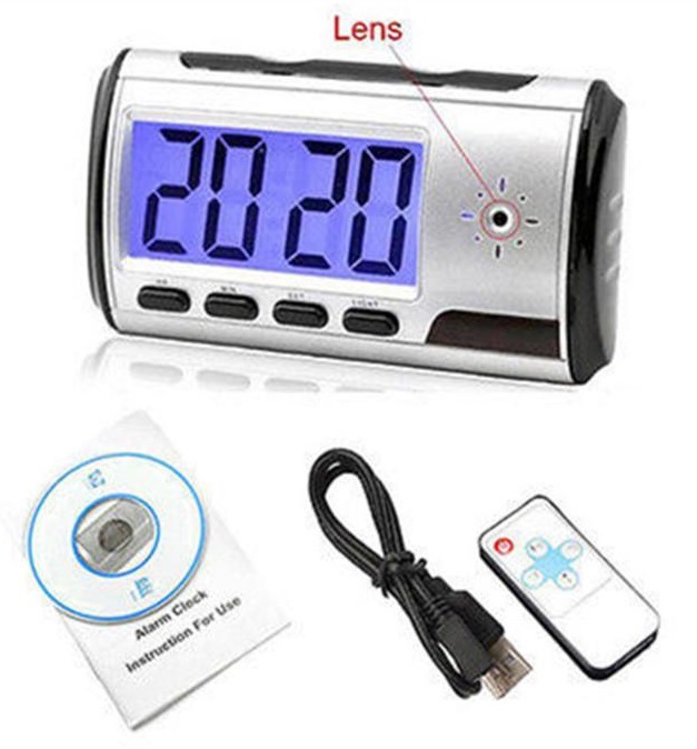 Spy Camera Clock, Remote Controlled Multi-Function DVR. Brand New Products.
