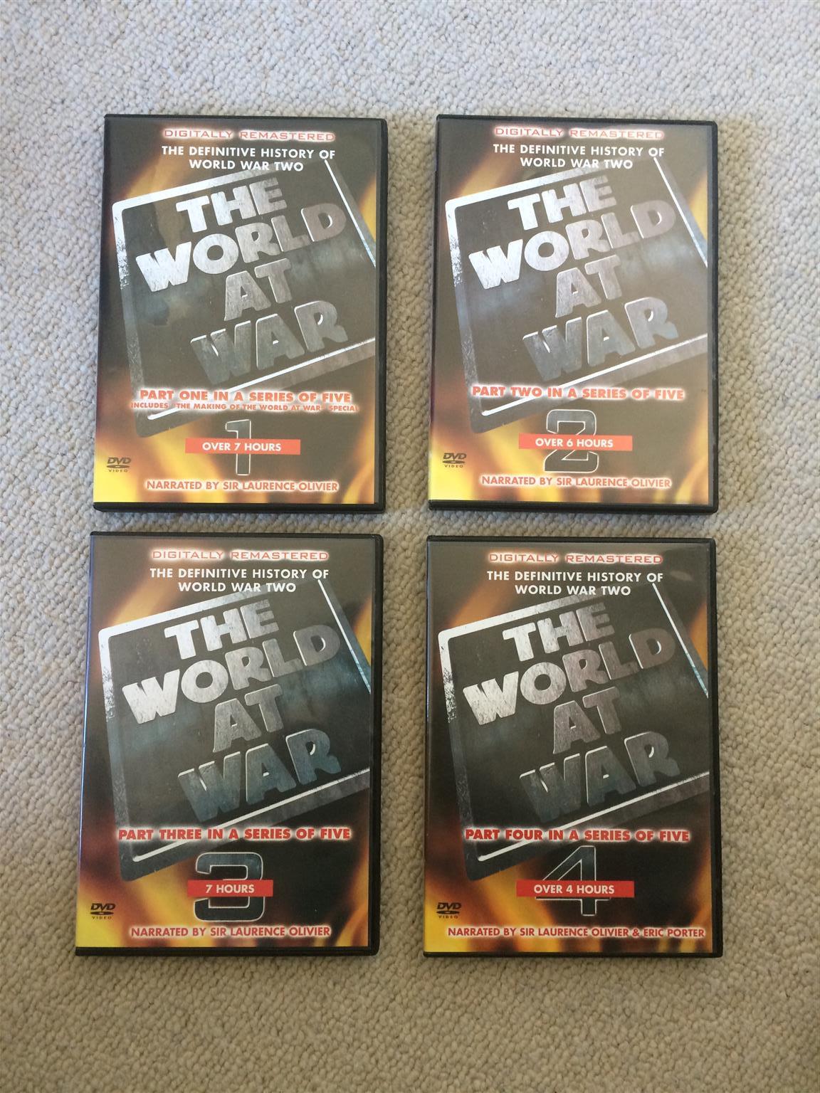 The World At War DVDs Original 24 Hours Viewing 8 Discs The World At War DVDs Original 24 Hours Viewing 8 Discs
