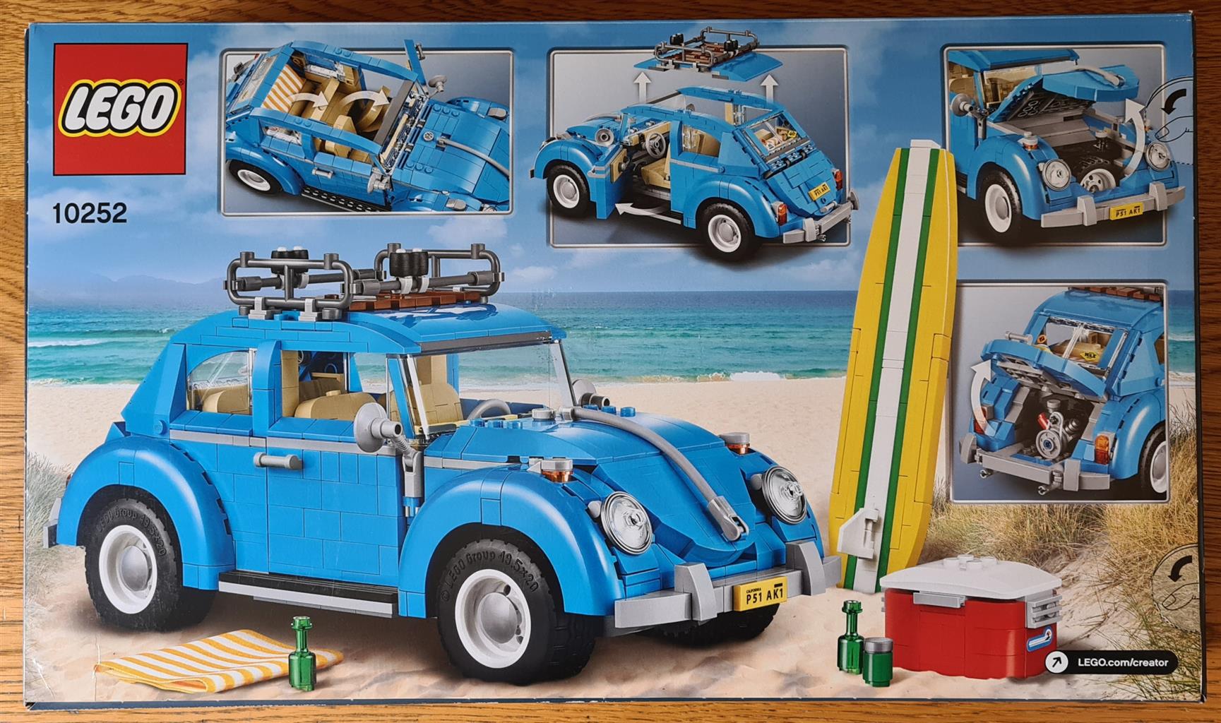 Lego 10252 Creator Expert Volkswagen Beetle (Factory Sealed) Rare Collectors Set