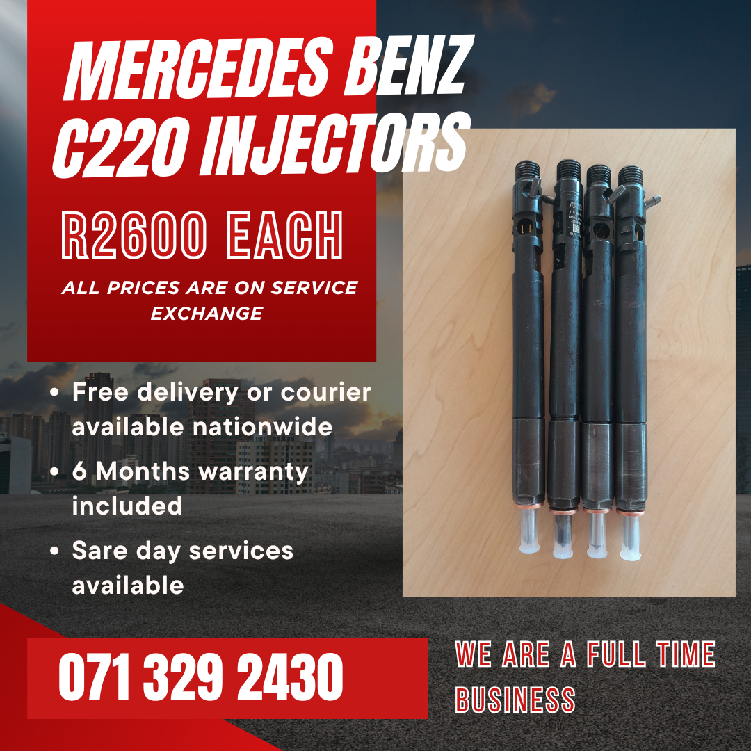 MERCEDES BENZ C220 DIESEL INJECTORS FOR SALE WITH WARRANTY ON - Private Seller MERCEDES BENZ C220 DIESEL INJECTORS FOR SALE WITH WARRANTY ON - Private Seller