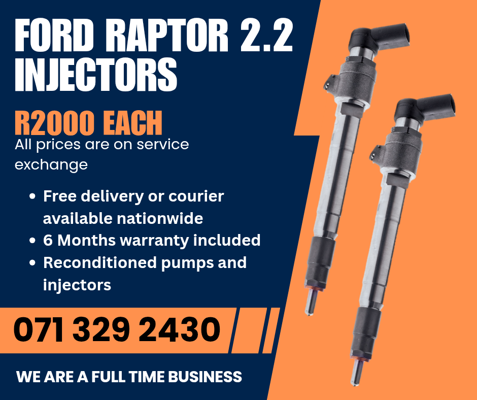 FORD RAPTOR 2.2 INJECTORS FOR SALE WITH WARRANTY - Private Seller FORD RAPTOR 2.2 INJECTORS FOR SALE WITH WARRANTY - Private Seller