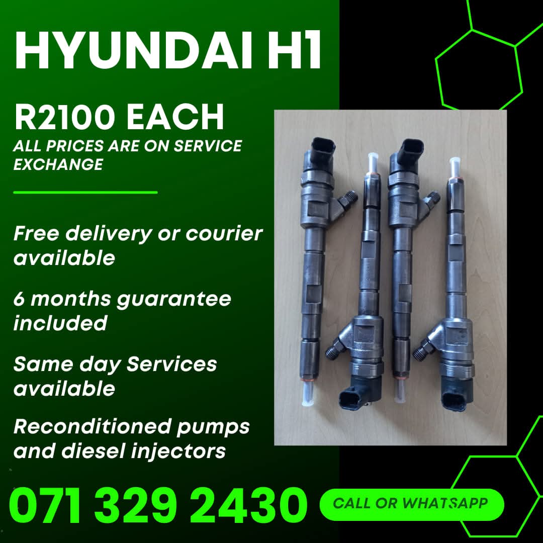 HYUNDAI H1 INJECTORS FOR SALE WITH WARRANTY - Private Seller HYUNDAI H1 INJECTORS FOR SALE WITH WARRANTY - Private Seller