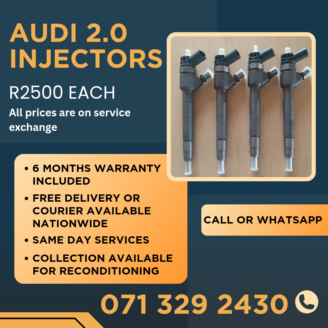AUDI 2.0 INJECTORS WITH WARRANTY INCLUDED - Private Seller AUDI 2.0 INJECTORS WITH WARRANTY INCLUDED - Private Seller