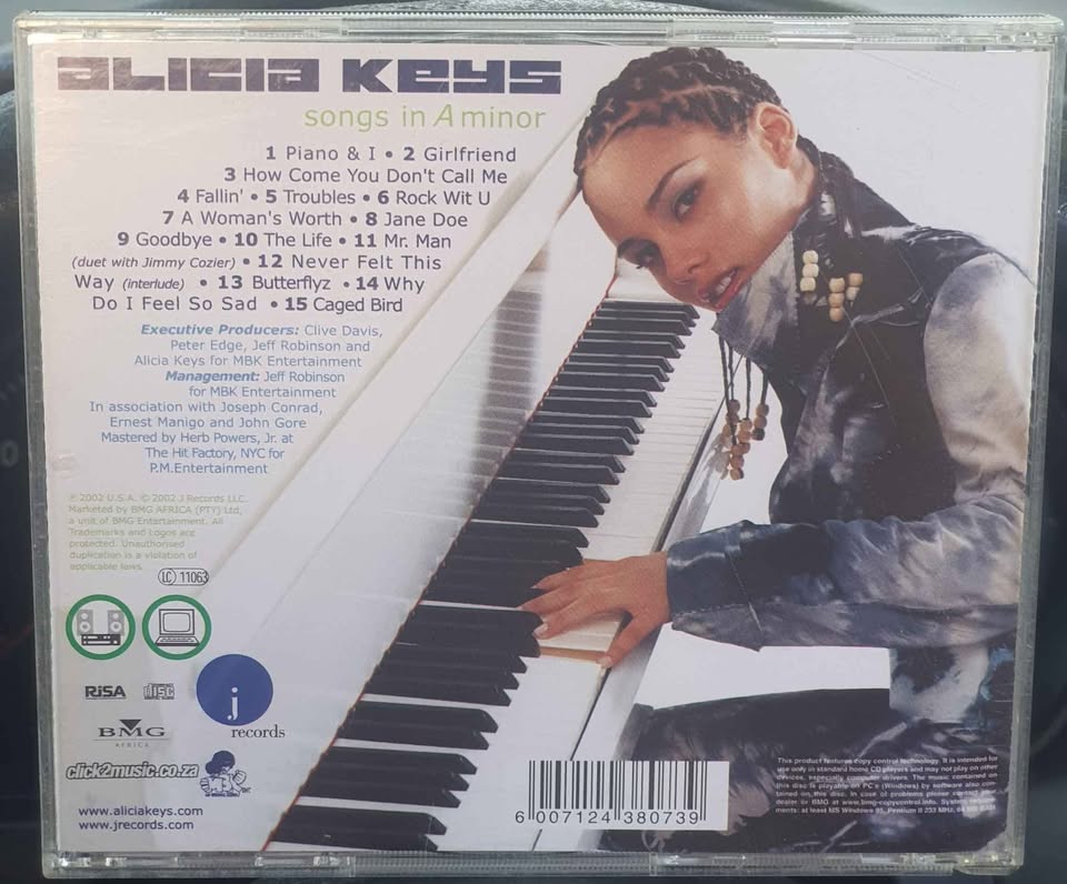 Alicia Keys - Songs in A minor Cd