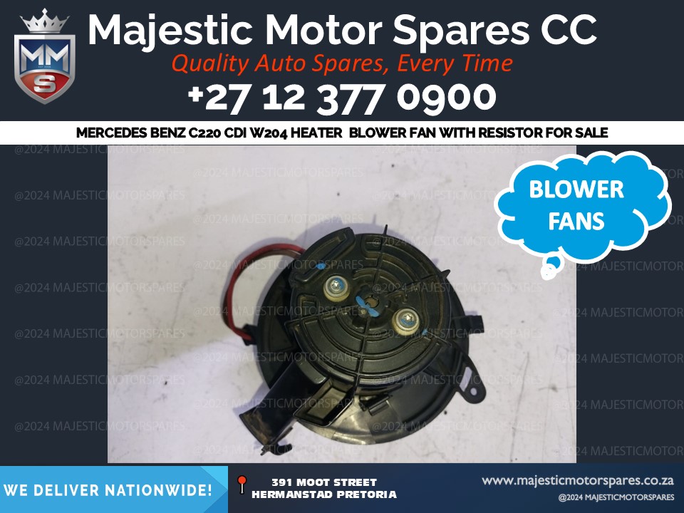 mercedes benz c220 cdi w204 heater blower fan with resistor for sale - Private Seller
