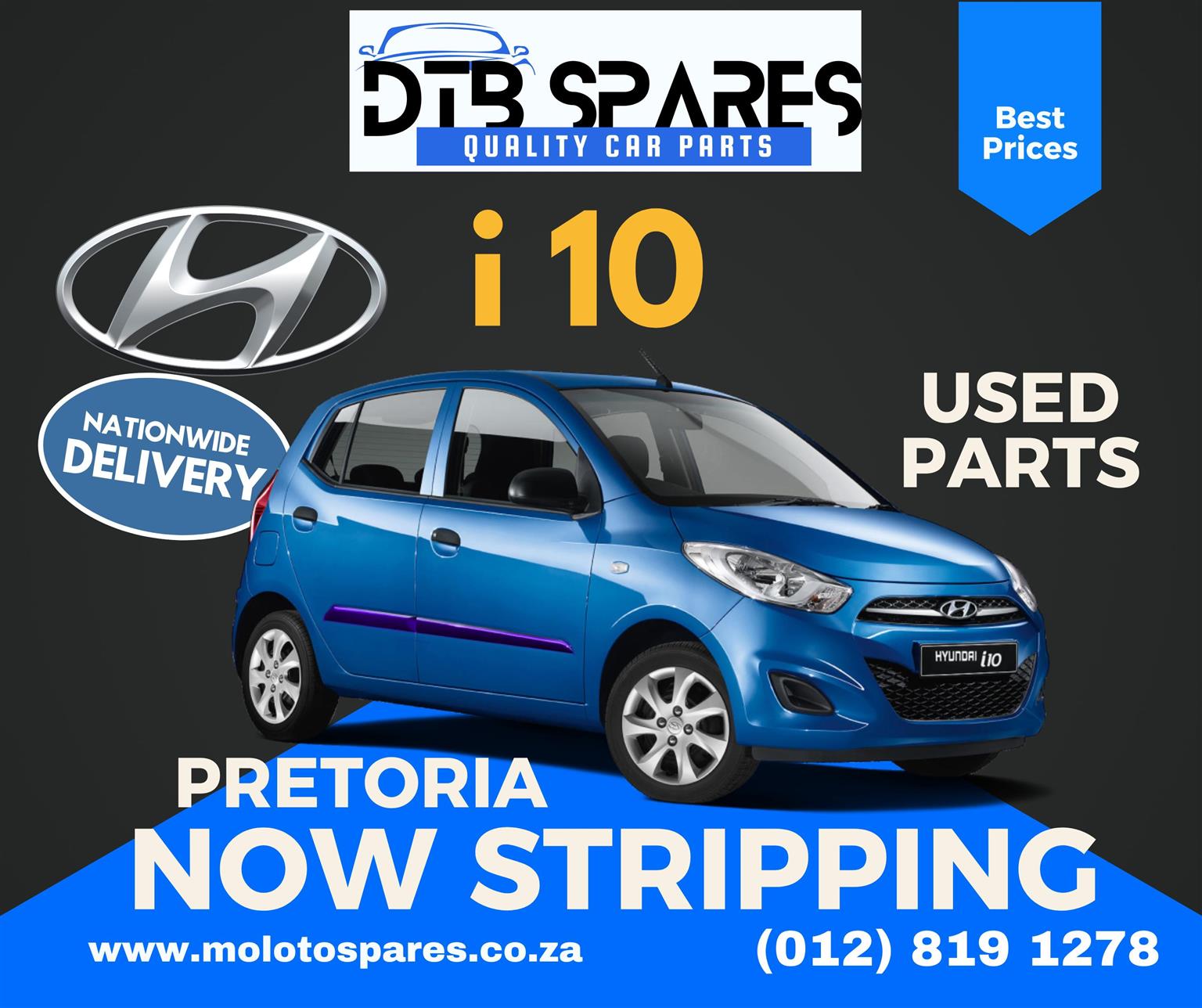 Hyundai & Kia vehicles for stripping in Pretoria. - Private Seller
