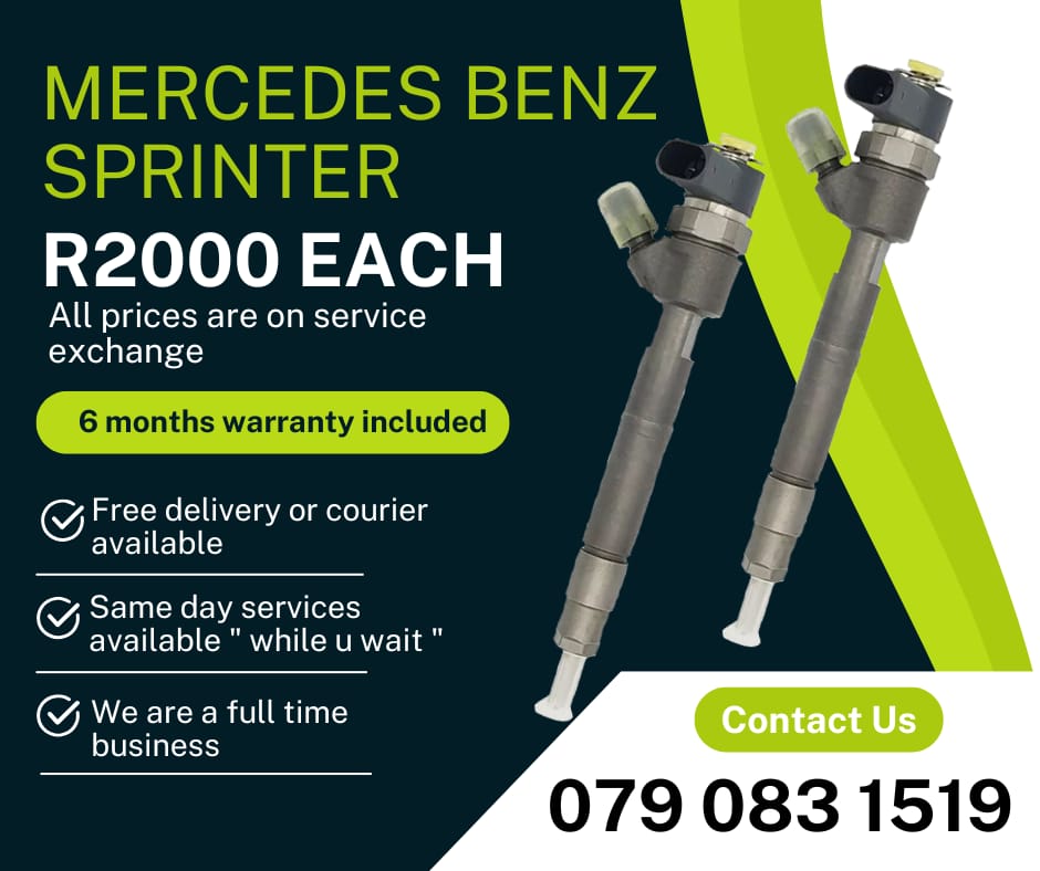 MERCEDES BENZ SPRINTER INJECTORS FOR SALE WITH WARRANTY INCLUDED - Private Seller MERCEDES BENZ SPRINTER INJECTORS FOR SALE WITH WARRANTY INCLUDED - Private Seller
