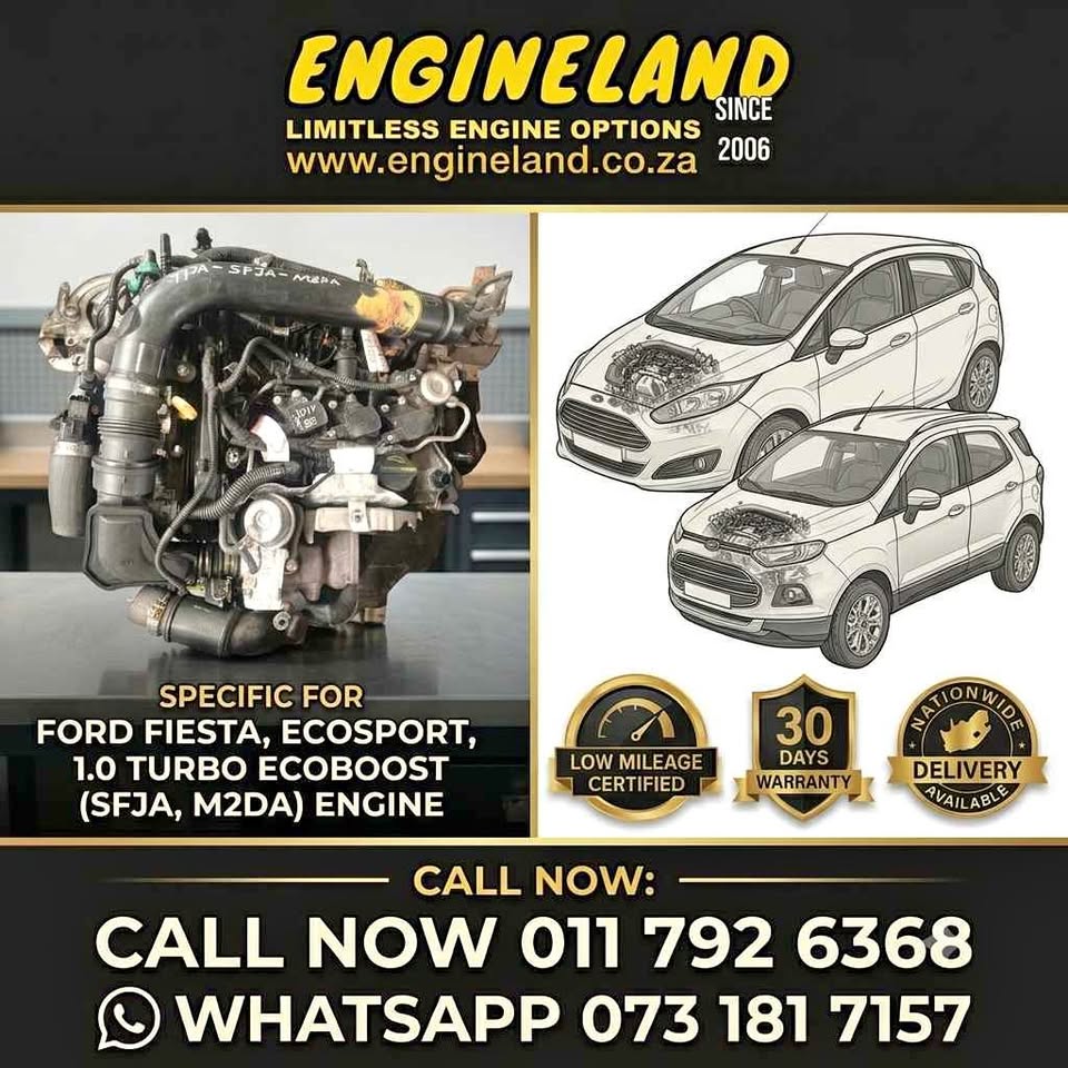 Ford Fiesta, EcoSport 1.0 turbo SFJA M2DA EcoBoost engine - Private Seller Ford Fiesta, EcoSport 1.0 turbo SFJA M2DA EcoBoost engine - Private Seller