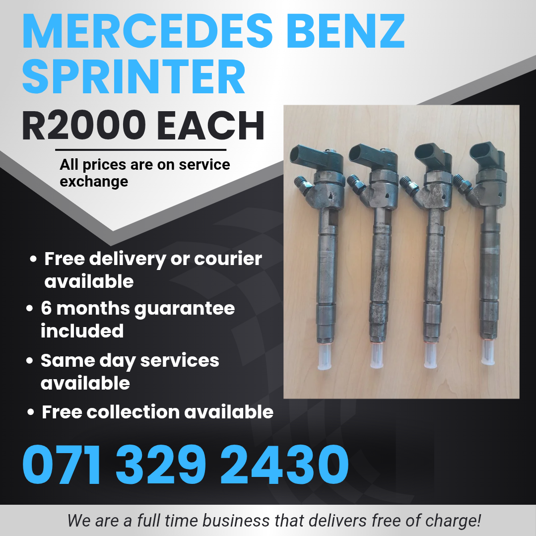 MERCEDES BENZ SPRINTER INJECTORS FOR SALE WITH WARRANTY - Private Seller MERCEDES BENZ SPRINTER INJECTORS FOR SALE WITH WARRANTY - Private Seller